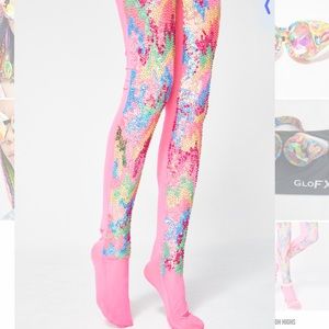 CLUB EXX DRIPPIN' IN CANDY THIGH HIGHS (NEW WORN ONCE)